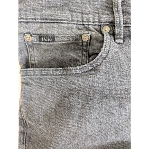 Polo Ralph Lauren Prospect Jean Men 33x32* Stretch Dungarees Straight Stonewash - Picture 6 of 13